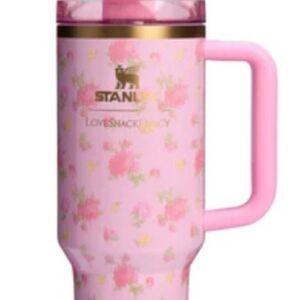 Stanley Pink Floral Travel Mug